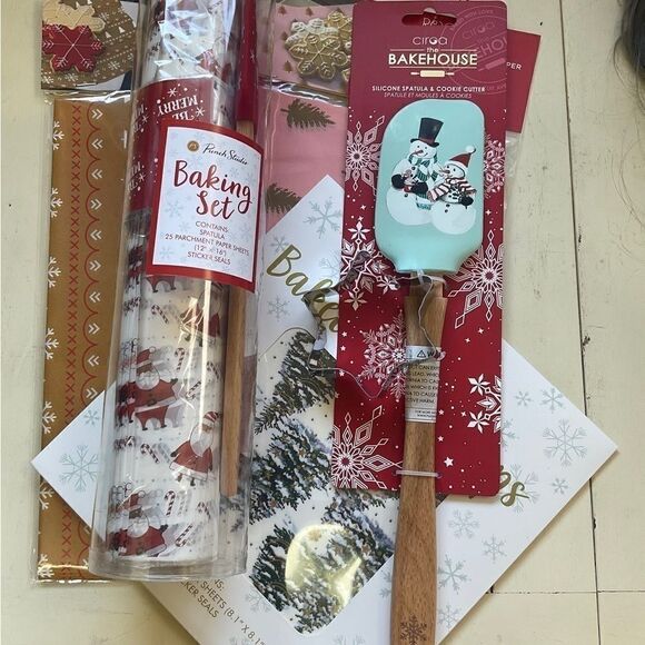 Christmas Baking Set Spatulas Star Cutter - Picture 1 of 8
